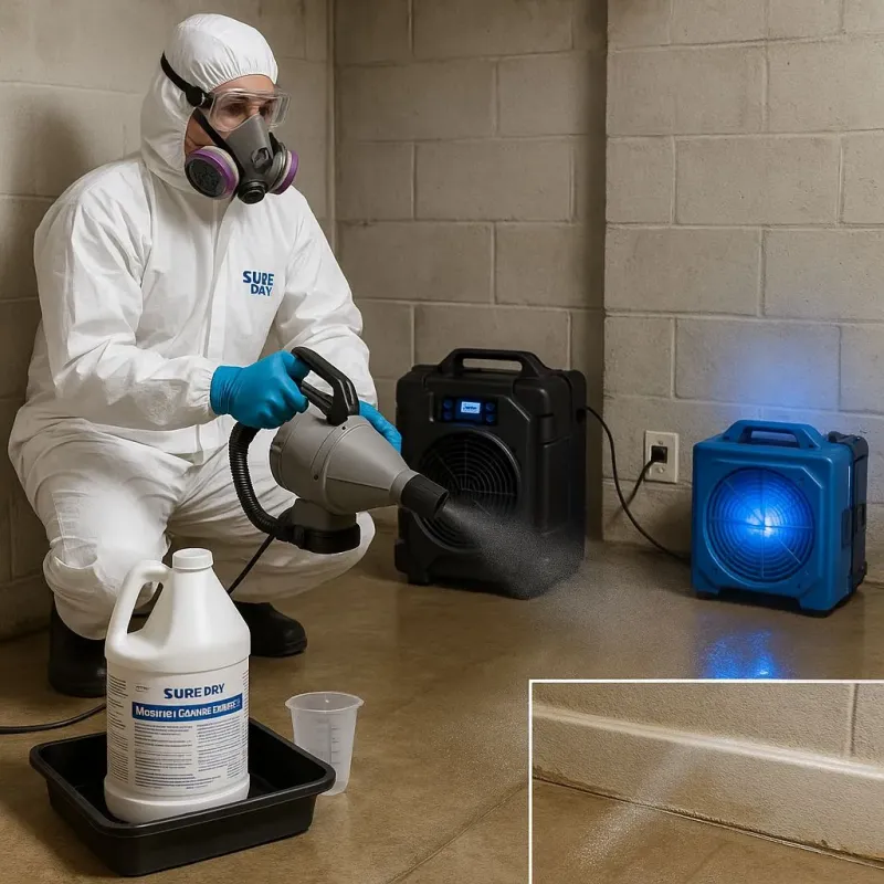 Sanitization and Odor Removal process in New Richland, MN