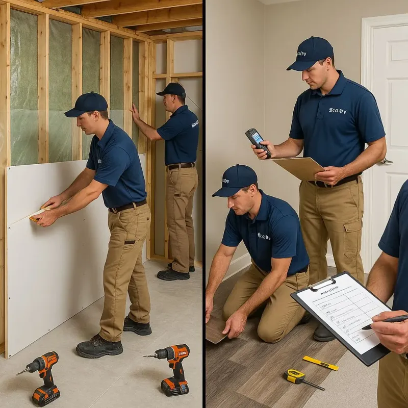 Repairs and Reconstruction process in New Richland, MN